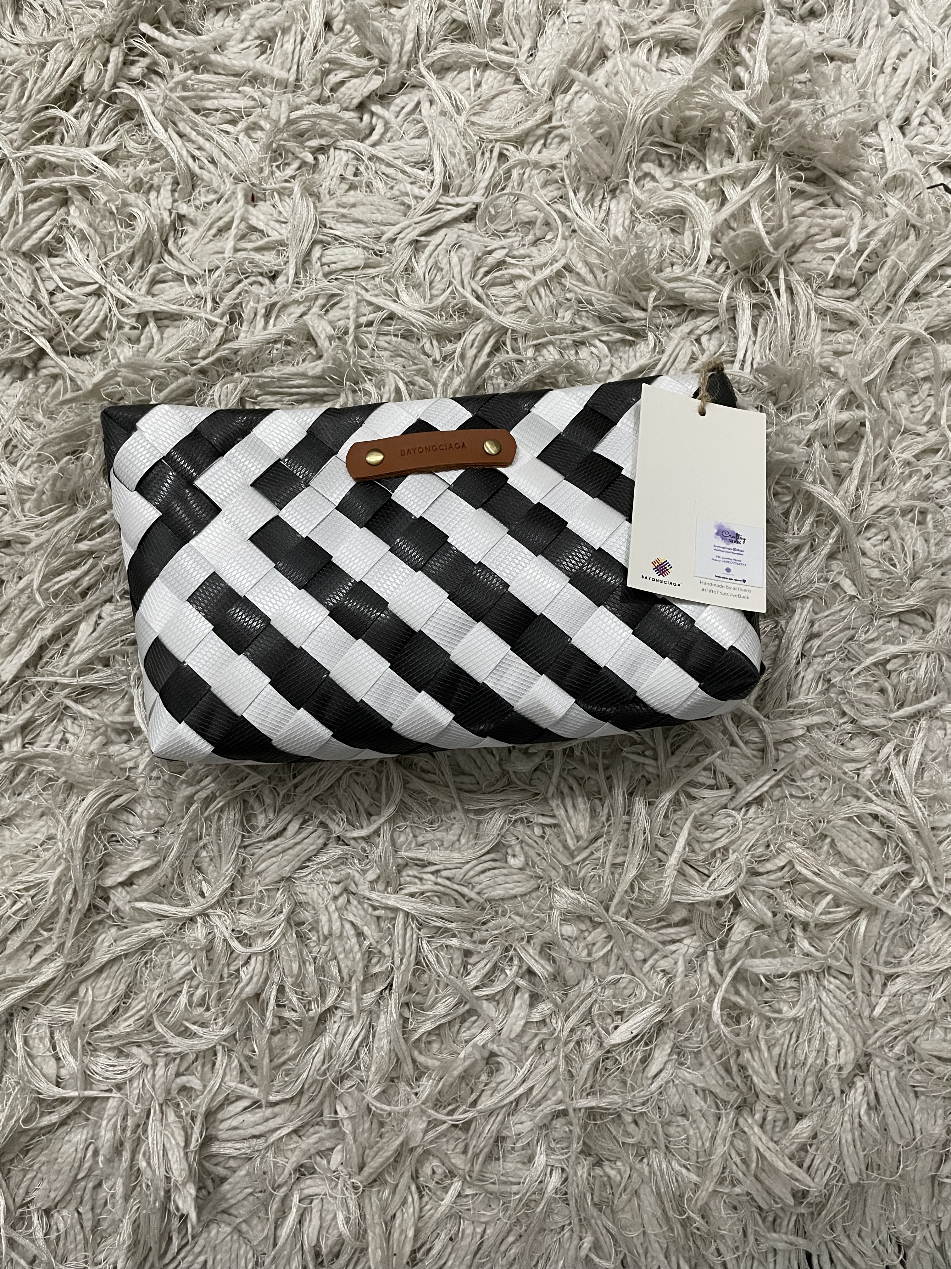 Zebra Zippered Pouch