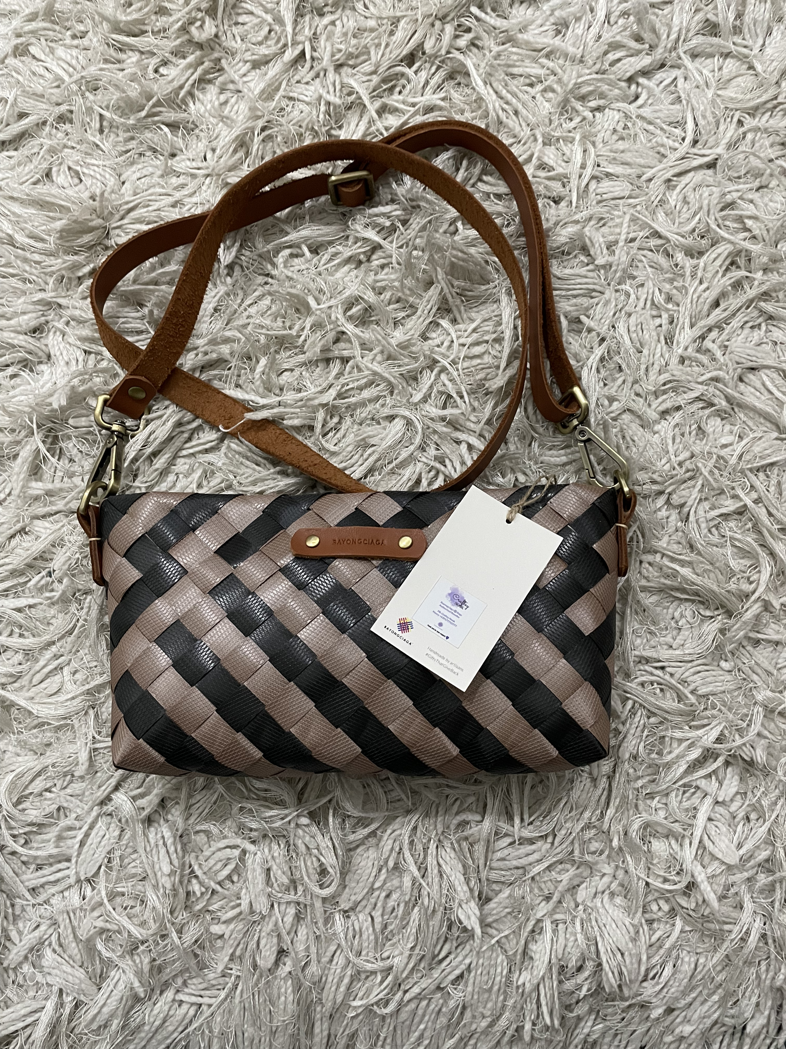 Brown/Black Luxe Sling