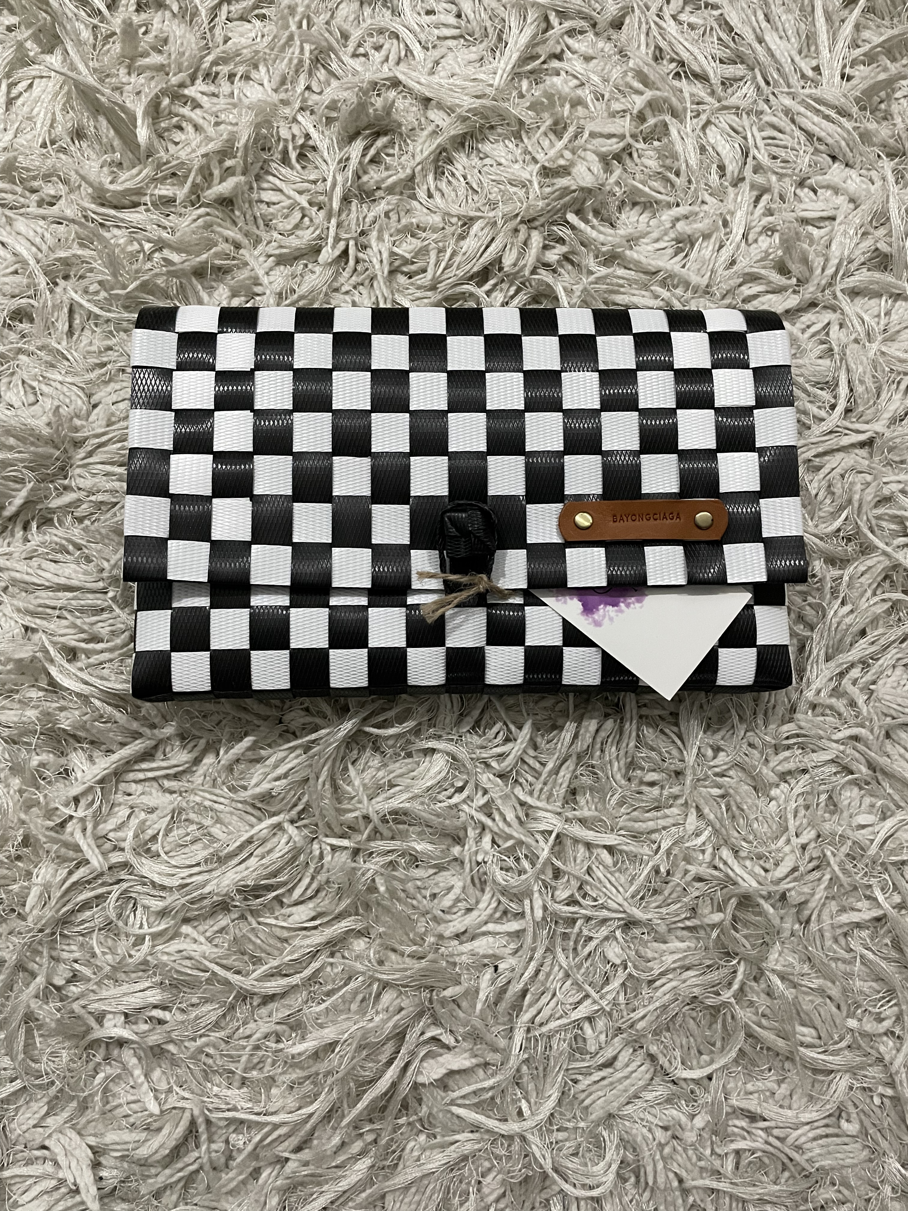 Checkered pouch